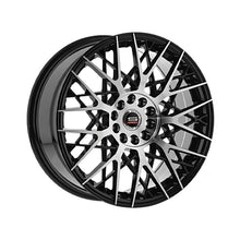 Spec-1 SP-53 Gloss Black & Machined 17X7.5 5x100/5x114.3 73.1 Hub 42 Offset Black Wheel Rim