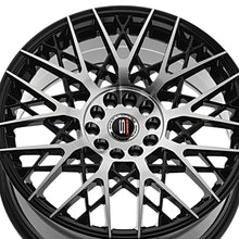 Spec-1 SP-53 Gloss Black & Machined 17X7.5 5x100/5x114.3 73.1 Hub 42 Offset Black Wheel Rim