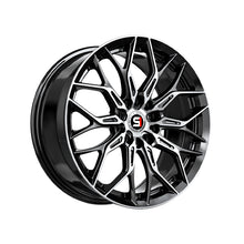 Spec-1 SP-57 Gloss Black & Machined 18X8 5x114.3/5x120 73.1 Hub 38 Offset Black Wheel Rim