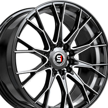Spec-1 SP-59 Gloss Black & Machined & Undercut 17X7.5 5x108/5x114.3 73.1 Hub 42 Offset Black Wheel Rim