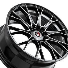 Spec-1 SP-59 Gloss Black & Machined & Undercut 17X7.5 5x108/5x114.3 73.1 Hub 42 Offset Black Wheel Rim