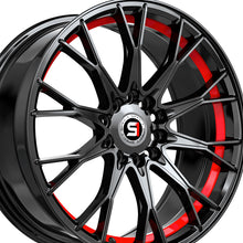 Spec-1 SP-59 Gloss Black & Red Undercut 17X7.5 5x110/5x114.3 73.1 Hub 42 Offset Black, Red Wheel Rim