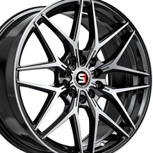 Spec-1 SP-60 Gloss Black & Machined 18X8 5x100/5x114.3 73.1 Hub 38 Offset Black Wheel Rim