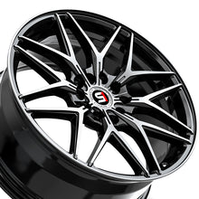 Spec-1 SP-60 Gloss Black & Machined 17X7.5 4x100/4x114.3 73.1 Hub 42 Offset Black Wheel Rim