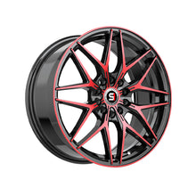 Spec-1 SP-60 Gloss Black & Red Machined 17X7.5 4x100/4x114.3 73.1 Hub 42 Offset Black, Red Wheel Rim