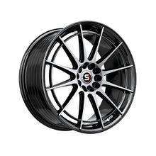 Spec-1 SP-64 Gloss Black & Machined 18X10 Blank 4x/5x 73.1 Hub 42 Offset Black Wheel Rim
