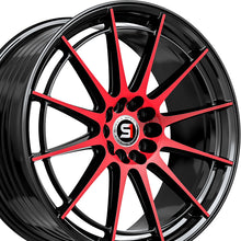 Spec-1 SP-64 Gloss Black & Red Machined 18X8 5x114.3/5x120 73.1 Hub 34 Offset Black, Red Wheel Rim