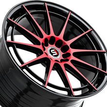 Spec-1 SP-64 Gloss Black & Red Machined 18X8 5x114.3/5x120 73.1 Hub 34 Offset Black, Red Wheel Rim