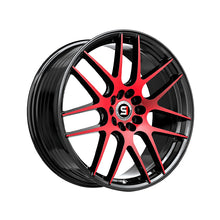 Spec-1 SP-65 Gloss Black & Red Machined 17X8 4x100/4x114.3 73.1 Hub 42 Offset Black, Red Wheel Rim