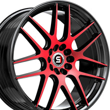Spec-1 SP-65 Gloss Black & Red Machined 18X8 4x100/4x114.3 73.1 Hub 34 Offset Black, Red Wheel Rim
