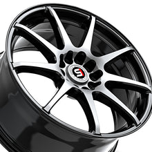 Spec-1 SP-67 Gloss Black & Machined 17X7 5x100/5x114.3 73.1 Hub 42 Offset Black Wheel Rim