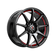 Spec-1 SP-67 Gloss Black & Red Line 17X7 5x114.3/5x120 73.1 Hub 42 Offset Black, Red Wheel Rim