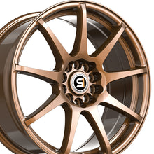Spec-1 SP-67 Gloss Bronze 17X7 5x100/5x114.3 73.1 Hub 42 Offset Bronze Wheel Rim