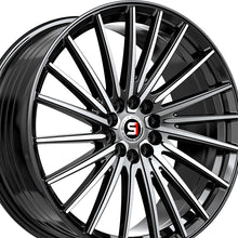 Spec-1 SP-68 Gloss Black & Machined 18X8 4x100/4x114.3 73.1 Hub 38 Offset Black Wheel Rim