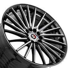 Spec-1 SP-68 Gloss Black & Machined 17X7.5 5x114.3/5x120 73.1 Hub 42 Offset Black Wheel Rim