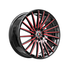 Spec-1 SP-68 Gloss Black & Red Machined 17X7.5 5x114.3/5x120 73.1 Hub 42 Offset Black, Red Wheel Rim