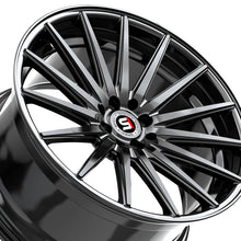 Spec-1 SP-69 Gloss Black 20X8.5 5x100/5x114.3 73.1 Hub 38 Offset Black Wheel Rim