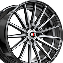 Spec-1 SP-69 Gloss Black & Machined & Undercut 17X7.5 5x100/5x114.3 73.1 Hub 42 Offset Black Wheel Rim