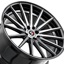 Spec-1 SP-69 Gloss Black & Machined & Undercut 17X7.5 5x100/5x114.3 73.1 Hub 42 Offset Black Wheel Rim