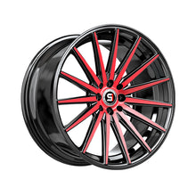 Spec-1 SP-69 Gloss Black & Red Machined 17X7.5 4x100/4x114.3 73.1 Hub 42 Offset Black, Red Wheel Rim