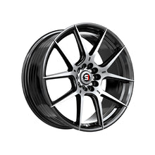 Spec-1 SP-71 Gloss Black & Machined 17X8 5x100/5x114.3 73.1 Hub 42 Offset Black Wheel Rim