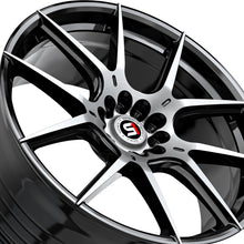 Spec-1 SP-71 Gloss Black & Machined 17X8 5x100/5x114.3 73.1 Hub 42 Offset Black Wheel Rim