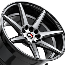 Spec-1 SP-73 Gloss Black & Machined & Undercut 17X7.5 5x110/5x114.3 73.1 Hub 42 Offset Black Wheel Rim