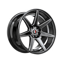 Spec-1 SP-73 Gloss Black Milled & Undercut 17X7.5 5x112/5x114.3 73.1 Hub 42 Offset Black Wheel Rim