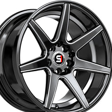 Spec-1 SP-73 Gloss Black Milled & Undercut 17X7.5 5x112/5x114.3 73.1 Hub 42 Offset Black Wheel Rim