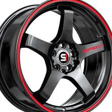 Spec-1 SPT-31 Gloss Black & Red Line 20X10.5 Blank 4x/5x 73.1 Hub 22 Offset Black, Red Wheel Rim