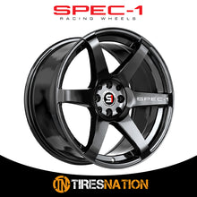 Spec-1 SPT-32 Gloss Black 18X8 4x100/4x114.3 73.1 Hub 34 Offset Black Wheel Rim