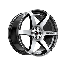 Spec-1 SPT-32 Gloss Black & Machined 18X9 4x100/4x114.3 73.1 Hub 38 Offset Black Wheel Rim