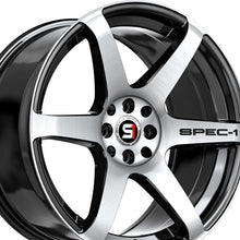 Spec-1 SPT-32 Gloss Black & Machined 18X9 4x100/4x114.3 73.1 Hub 38 Offset Black Wheel Rim