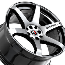 Spec-1 SPT-32 Gloss Black & Machined 18X9 4x100/4x114.3 73.1 Hub 38 Offset Black Wheel Rim