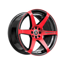 Spec-1 SPT-32 Gloss Black & Red Machined 17X8 5x100/5x114.3 73.1 Hub 42 Offset Black, Red Wheel Rim