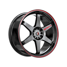 Spec-1 SPT-33 Gloss Black & Red Line 15X8 4x100/4x114.3 73.1 Hub 20 Offset Black, Red Wheel Rim