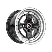 Spec-1 SPT-35 Gloss Black & Machined Lip 15X8 4x100/4x114.3 73.1 Hub 25 Offset Black Wheel Rim