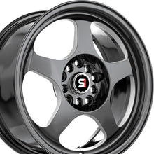 Spec-1 SPT-36 Gloss Black & Milled 16X7 5x100/5x114.3 73.1 Hub 30 Offset Black Wheel Rim