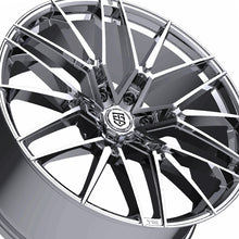 TIS Motorsports 506C 26X10 6X5.50 106.2 Hub +24 Offset Chrome Plated Wheel Rim