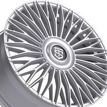 TIS Motorsports 507S 22X9 5X115/5X120 73.1 Hub +15 Offset Silver Wheel Rim