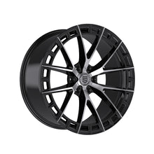TIS Motorsports 504MB 22X10 6X135 87.1 Hub +24 Offset Machined & Black Wheel Rim