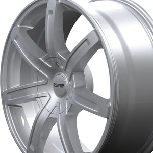 TOUREN TR65 20X8.5 5-108/5-114.3 72.62 Hub 35 Offset Silver Wheel Rim