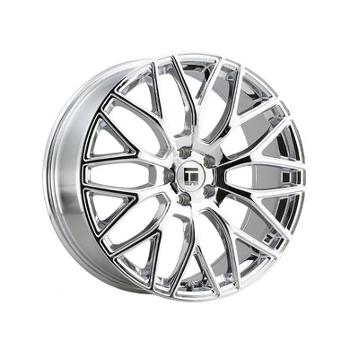 TOUREN TR76 20X8.5 5-108 63.5 Hub 35 Offset Chrome Wheel Rim