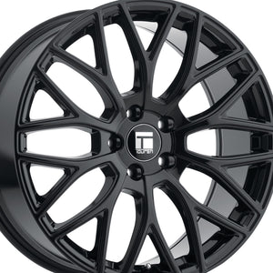 TOUREN TR76 20X8.5 5-114.3 72.6 Hub 35 Offset Black Wheel Rim