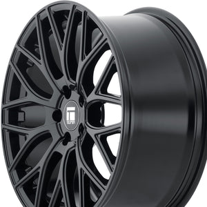 TOUREN TR76 20X8.5 5-112 66.56 Hub 35 Offset Black Wheel Rim