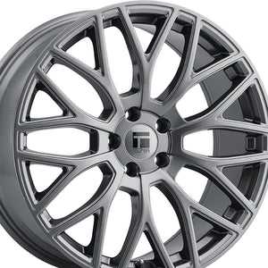 TOUREN TR76 20X8.5 5-108 63.5 Hub 35 Offset Gray Wheel Rim