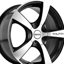 TOUREN TR9 18X8 5-100/5-114.3 72.62 Hub 40 Offset Black Wheel Rim