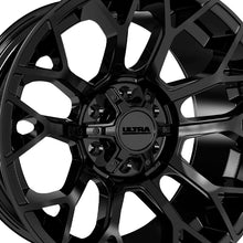 Ultra 127B Tracker 20X9 5X5/5X5.50 87 Hub +18 Offset Black Wheel Rim