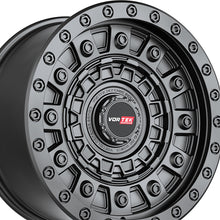 Vortek VRD-701 Matte Black 17X9 6x135/6x139.7 106.1 Hub 12 Offset Black Wheel Rim