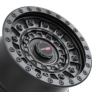 Vortek VRD-701 Matte Black 20X9.5 6x120/6x139.7 93.1 Hub 12 Offset Black Wheel Rim